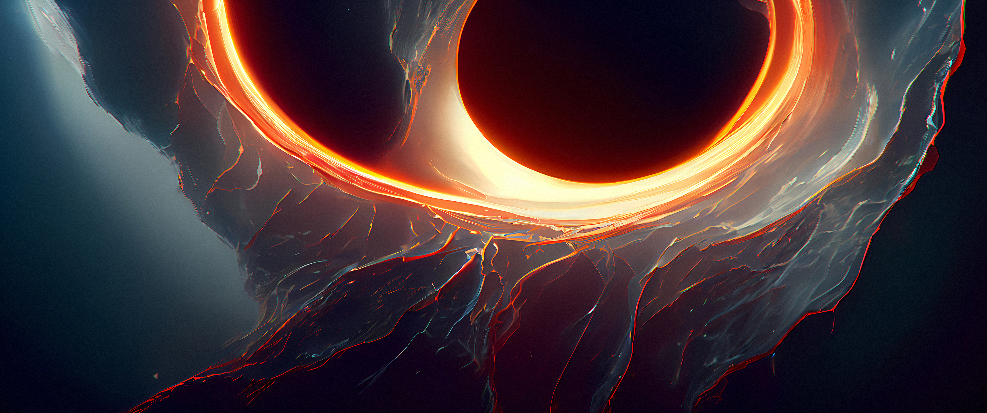 Red Eclipse Digital Art Wallpapers