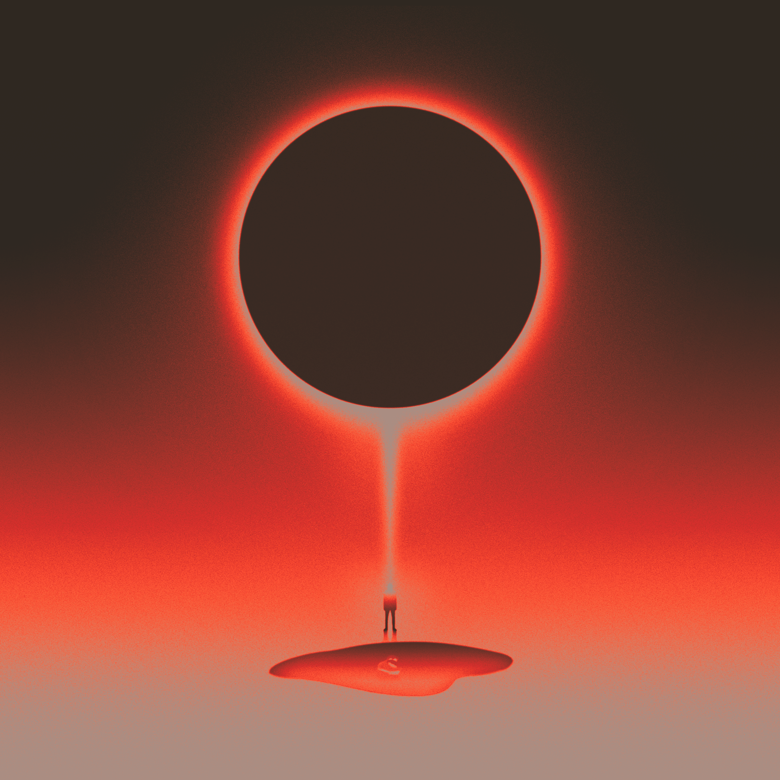 Red Eclipse Digital Art Wallpapers