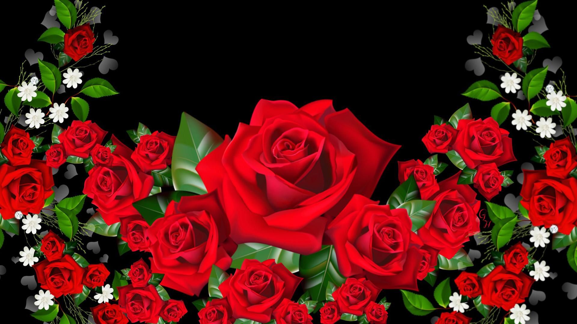 3D Flower Rose Wallpapers