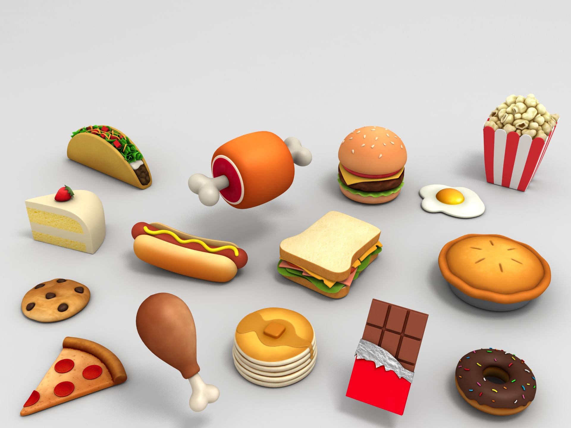 3D Food Wallpapers