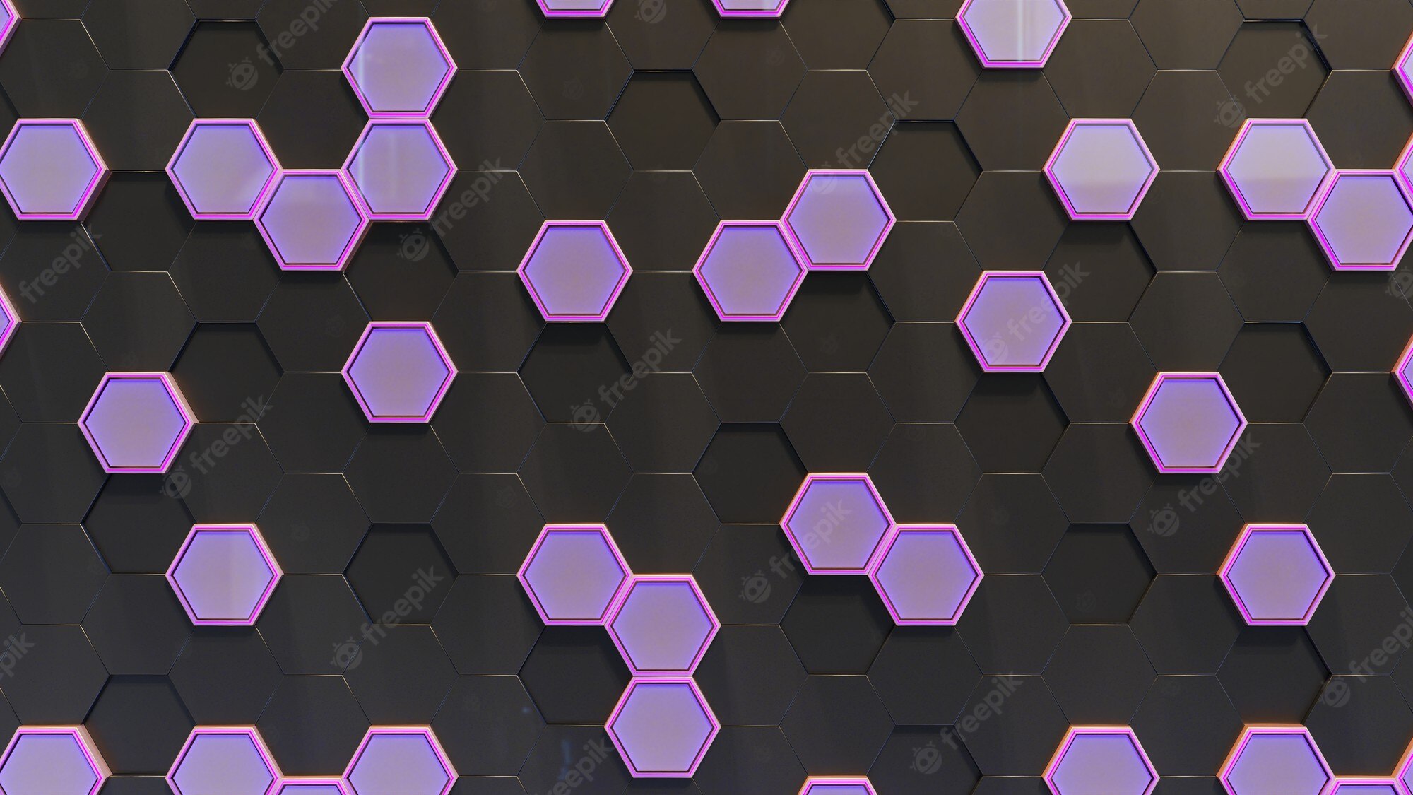 3D Hexagon Wallpapers