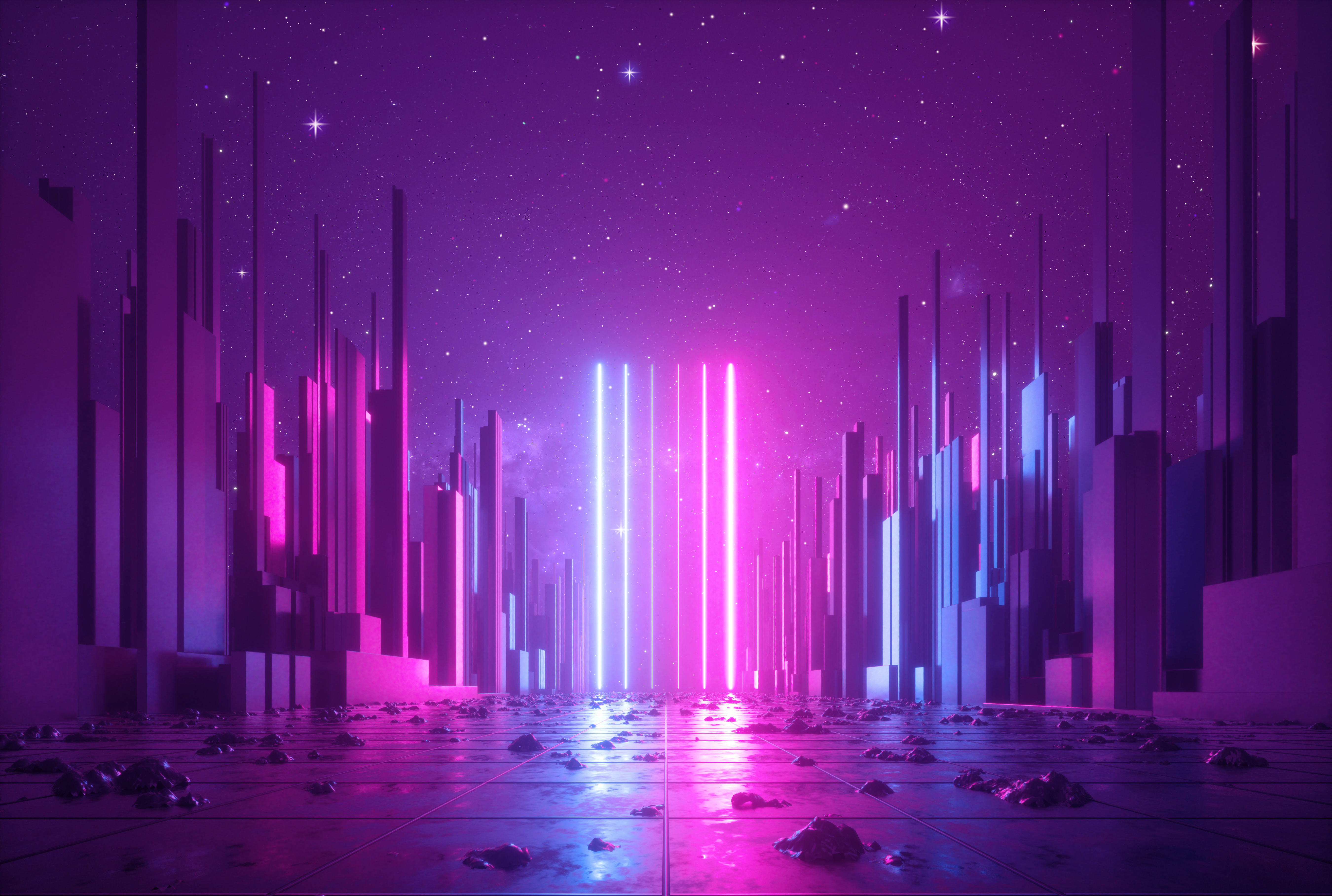 3D Neon Wallpapers