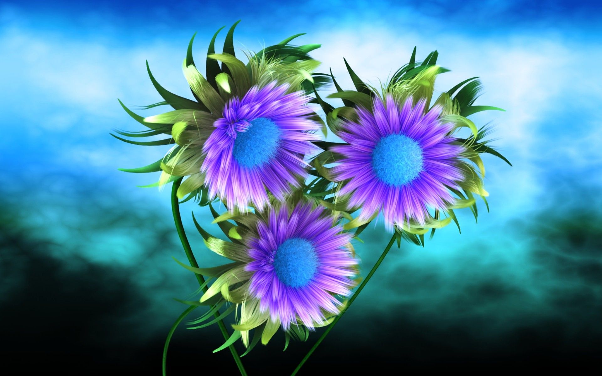 3D Flower Live Wallpapers