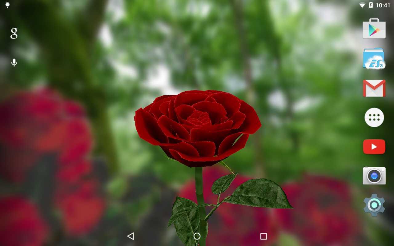 3D Flower Live Wallpapers