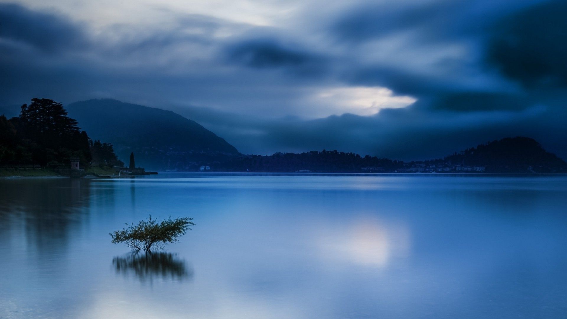 A Blue Sunrise Landscape Wallpapers