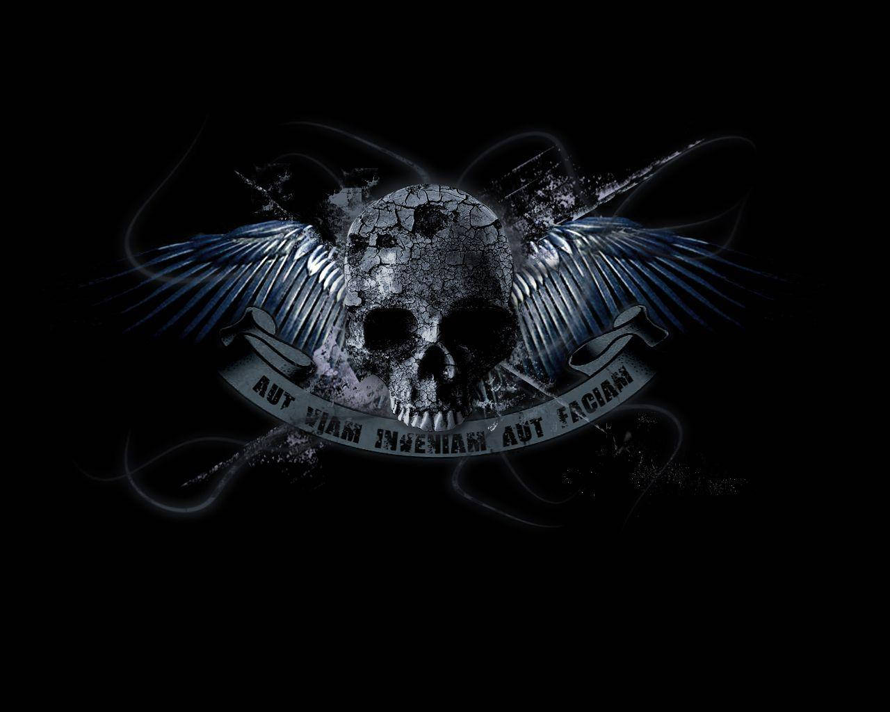 Angel And Skulls Wallpapers