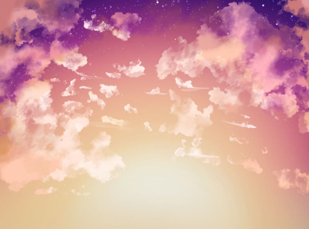 Anime Boy Sky Gradient Wallpapers