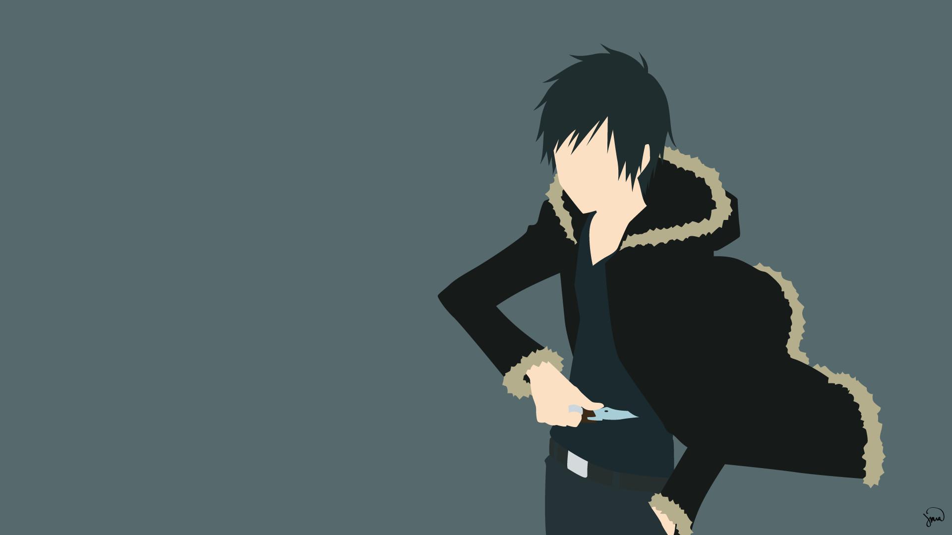 Anime Illustration Minimal Art Wallpapers