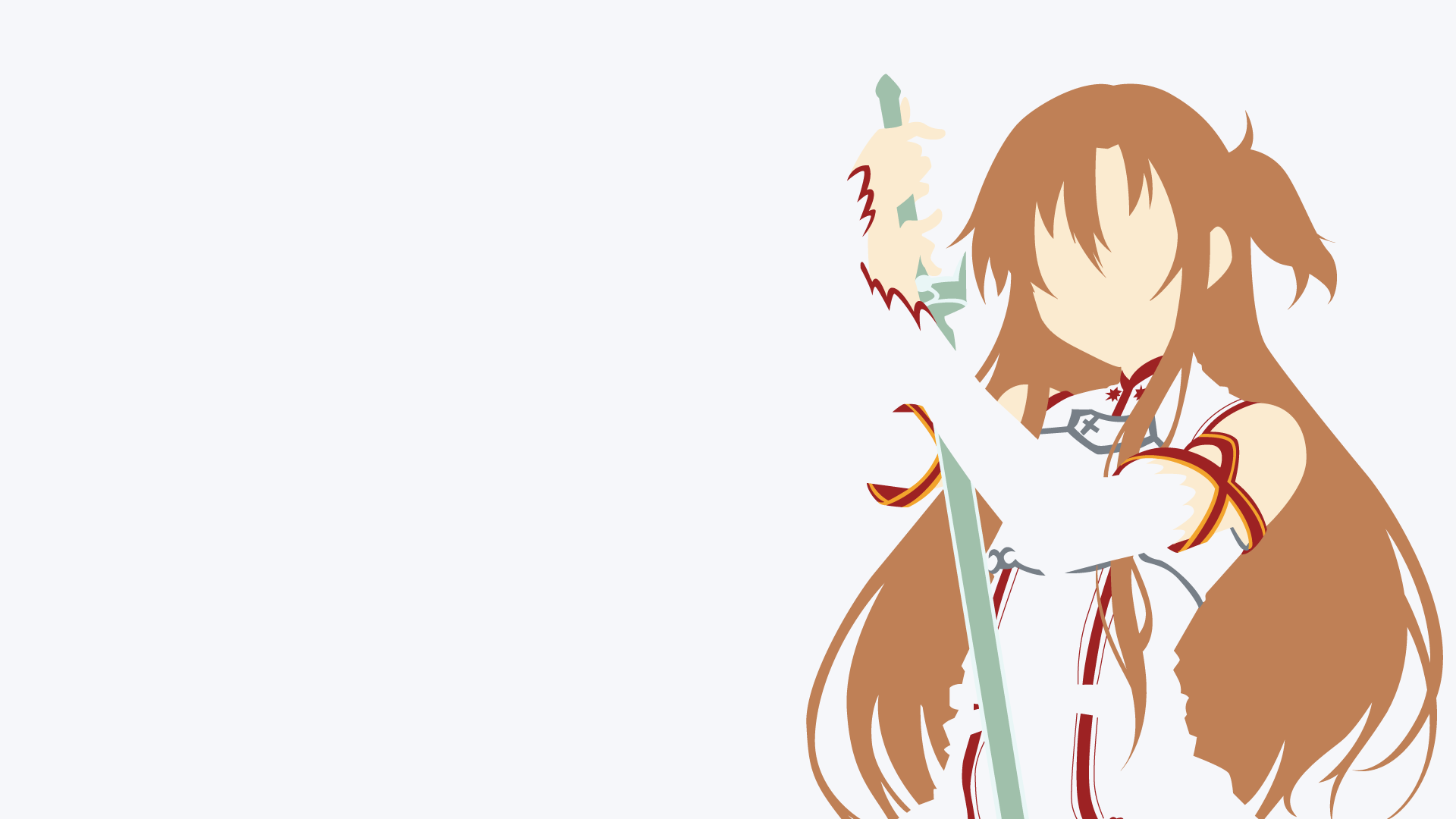 Anime Illustration Minimal Art Wallpapers