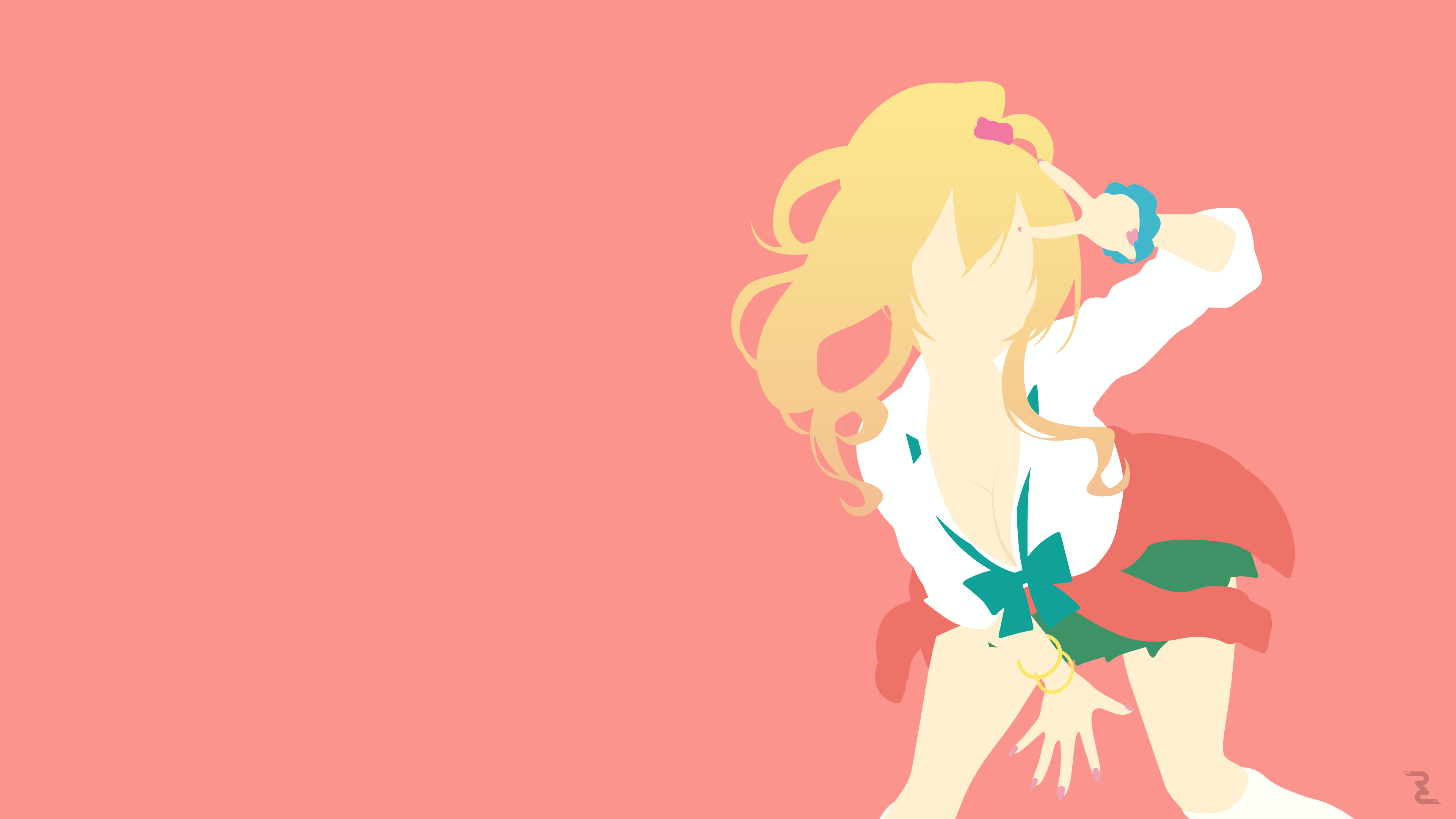 Anime Illustration Minimal Art Wallpapers