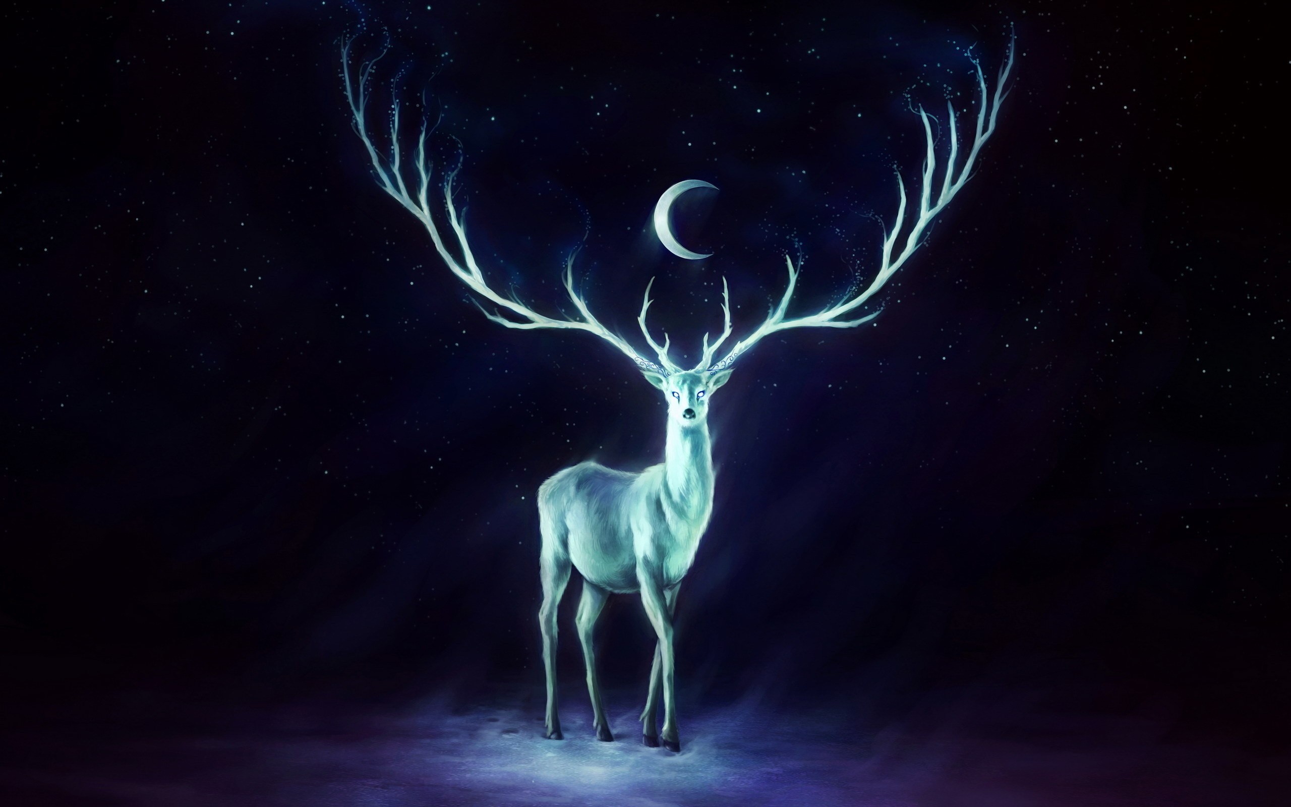 Artistic Abstract Deer Wallpapers