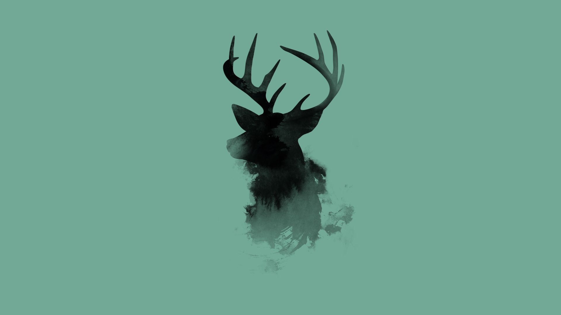 Artistic Abstract Deer Wallpapers