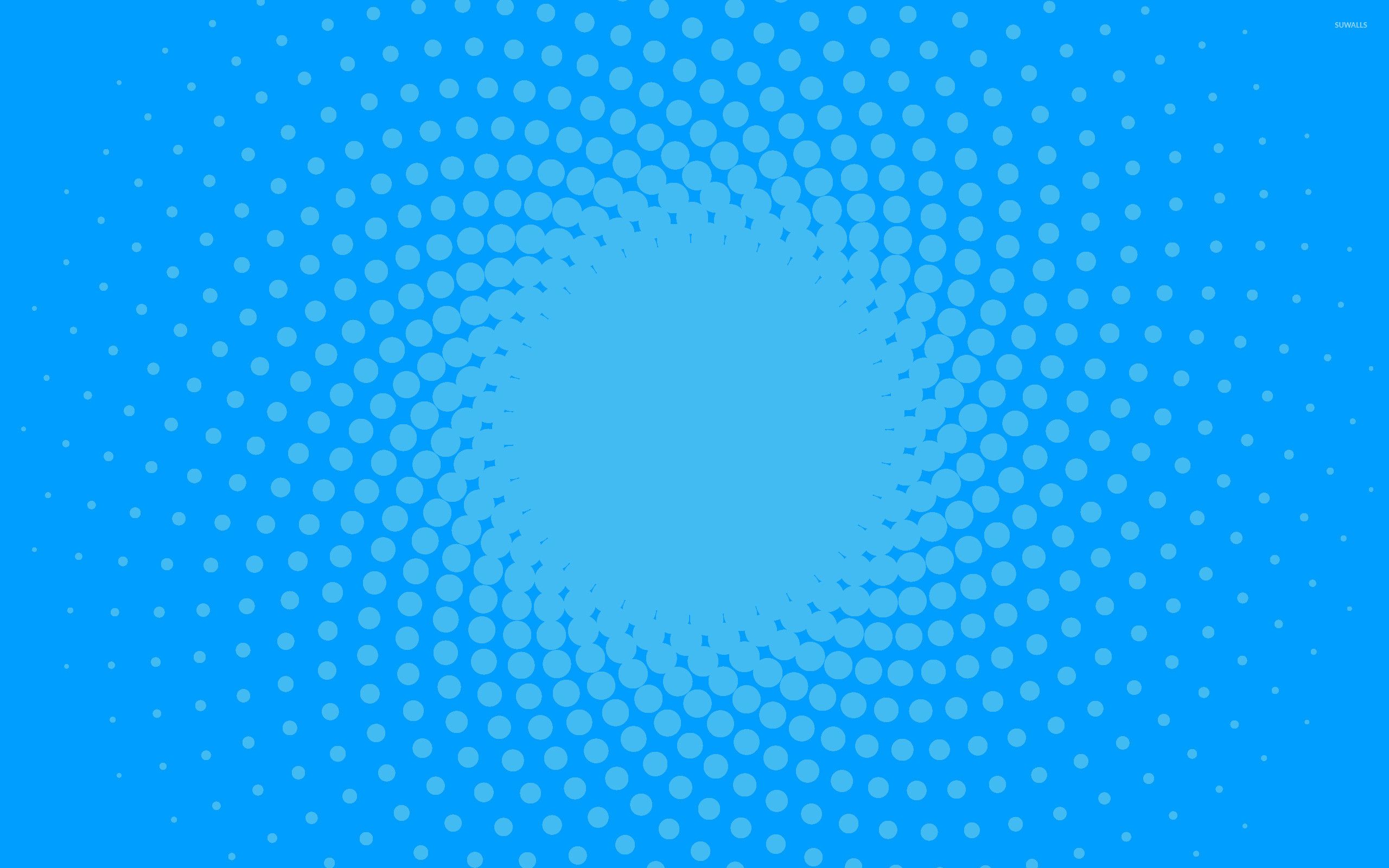 Artistic Blue 4K Circle Wallpapers