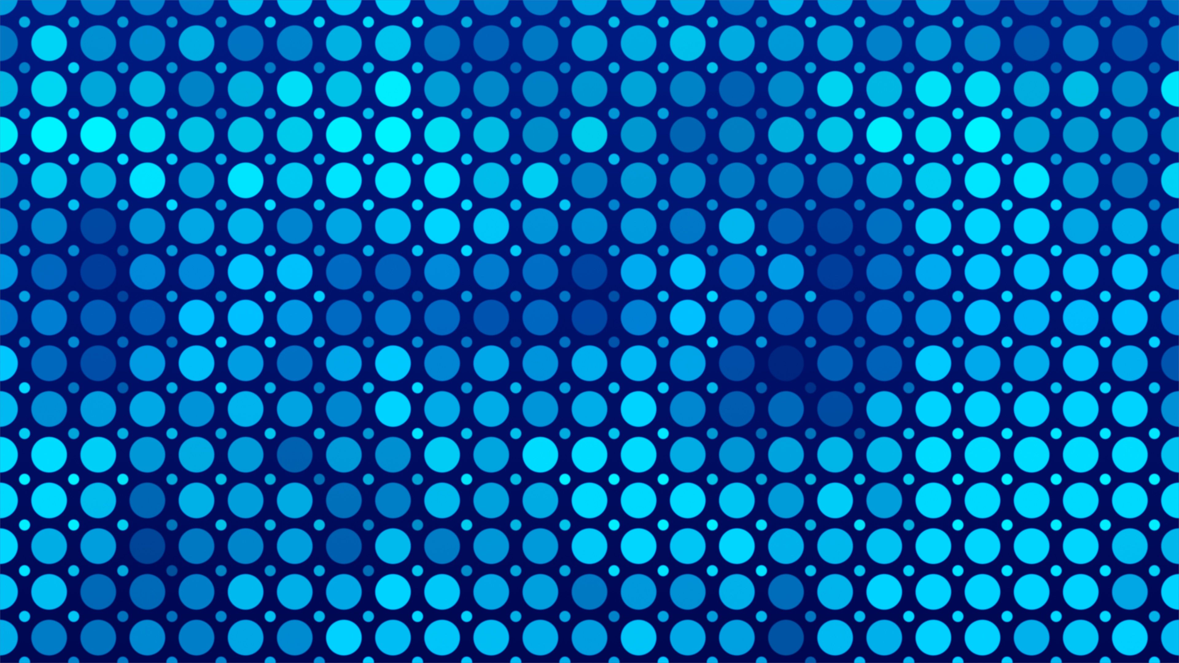 Artistic Blue 4K Circle Wallpapers