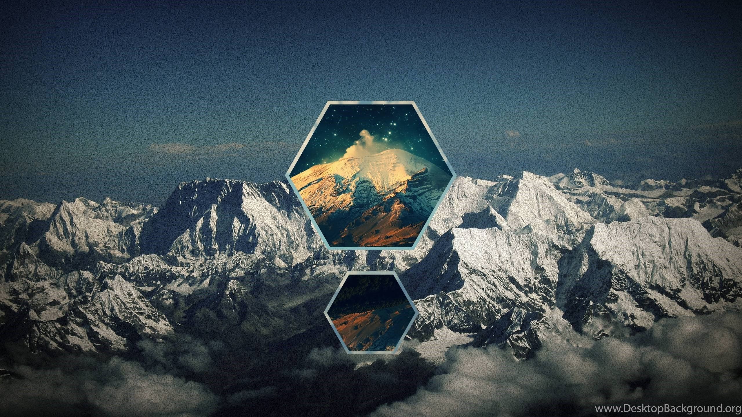 Artistic Mountain Shapes Wallpapers