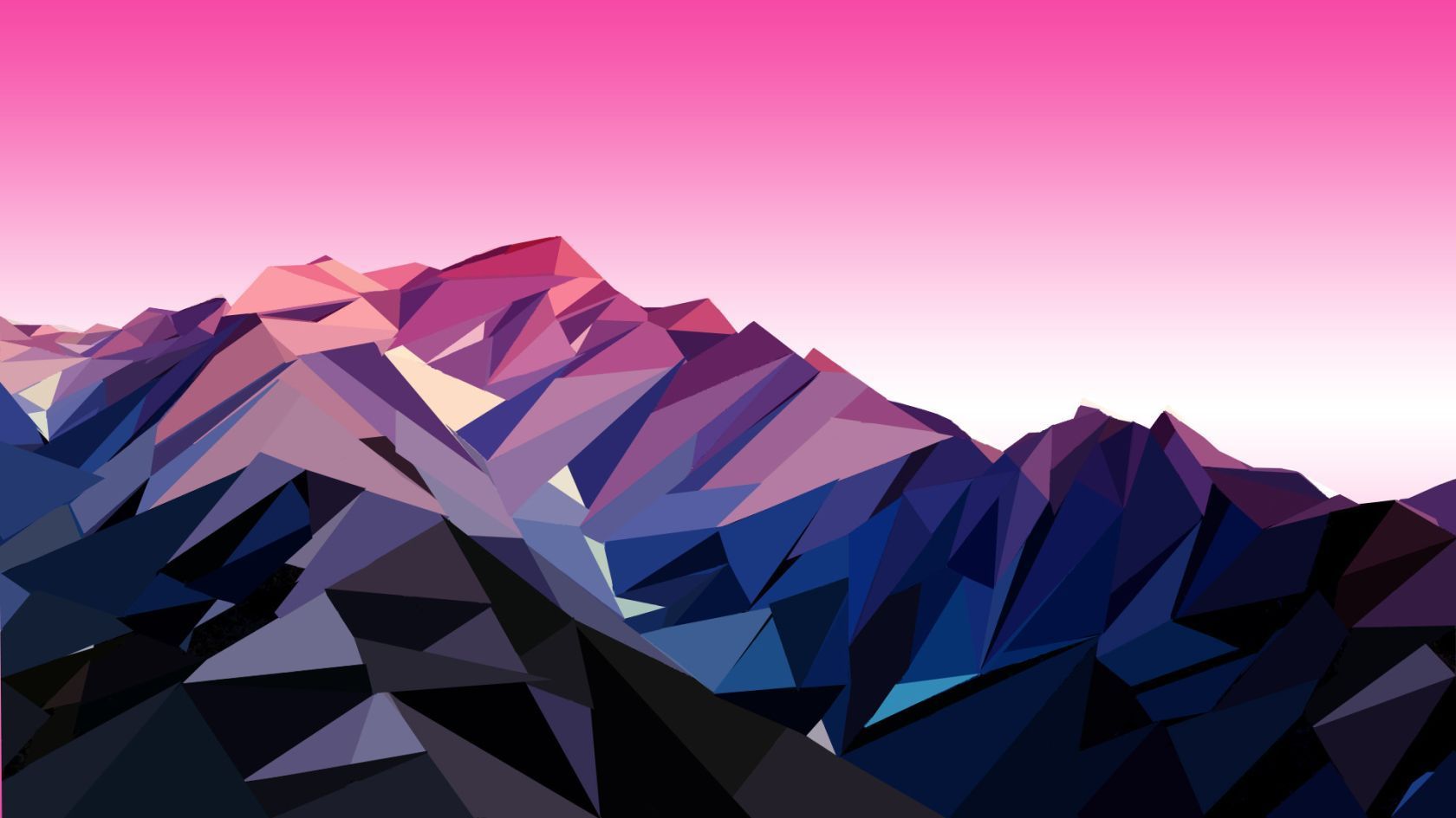 Artistic Mountain Shapes Wallpapers