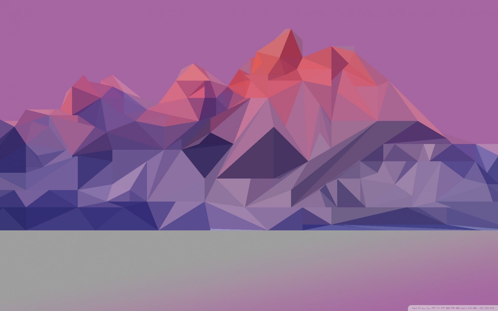 Artistic Mountain Shapes Wallpapers