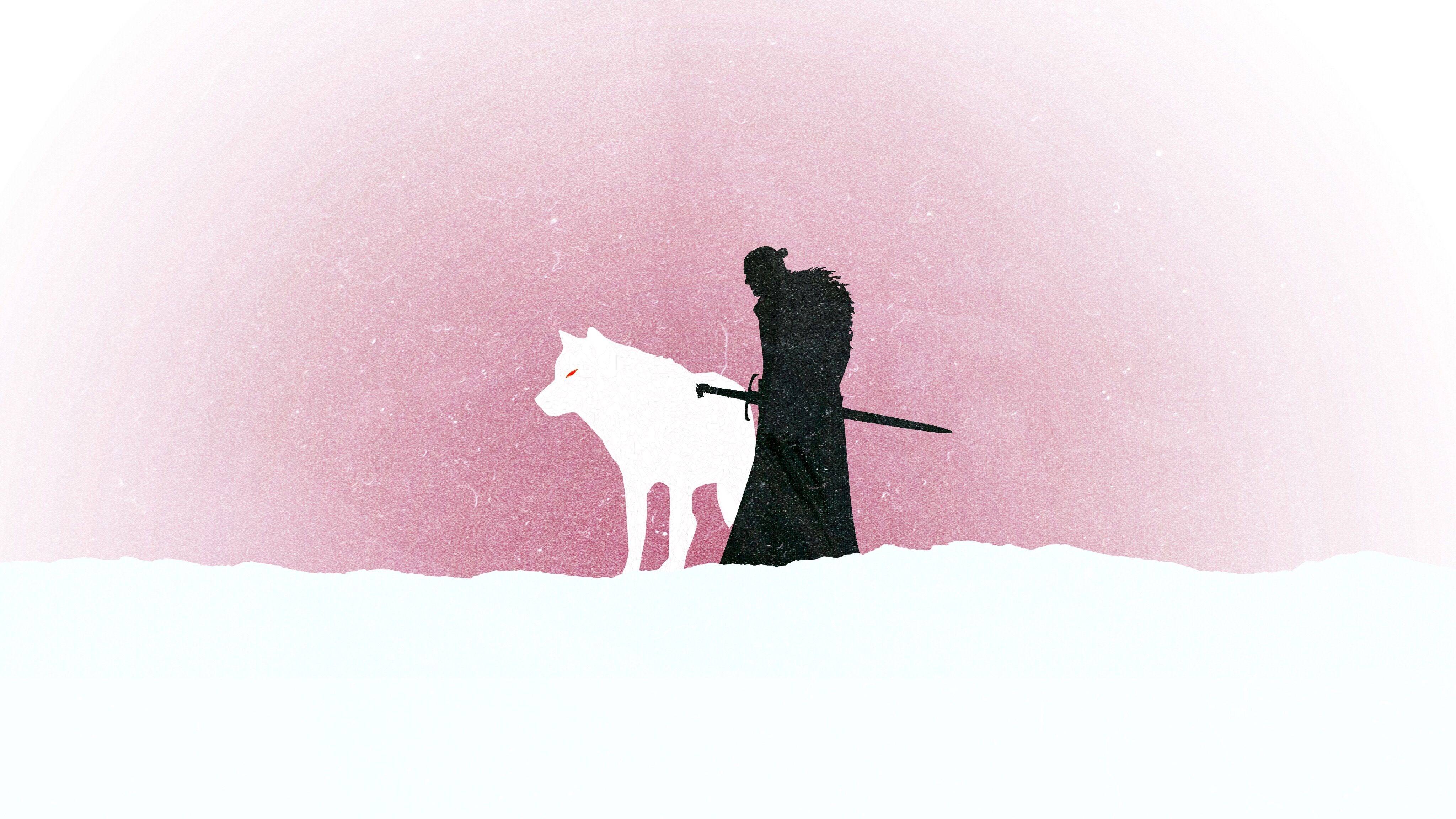 Arya Stark Minimalism Wallpapers