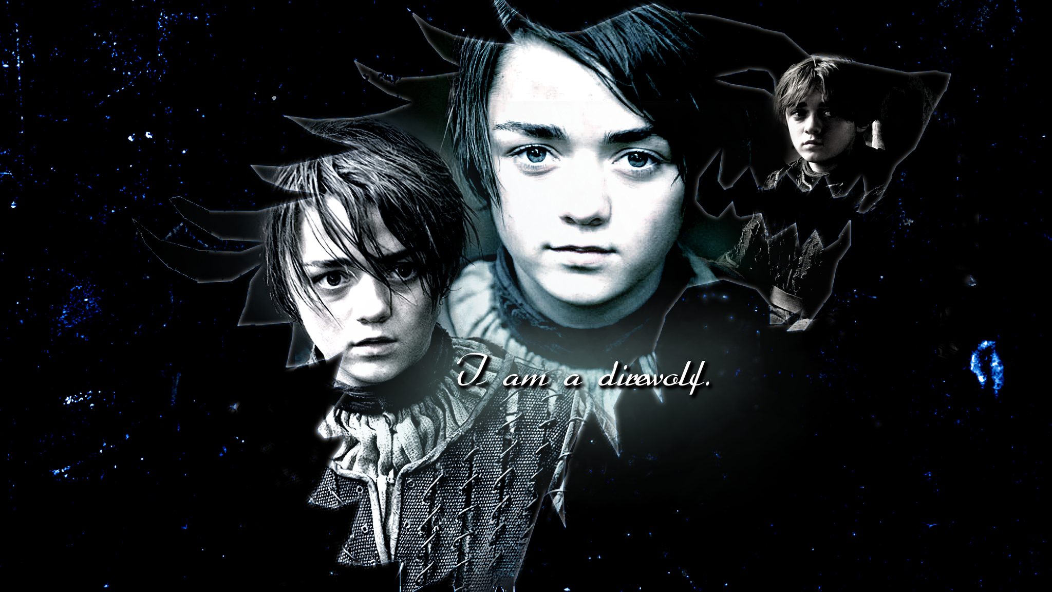 Arya Stark Minimalism Wallpapers