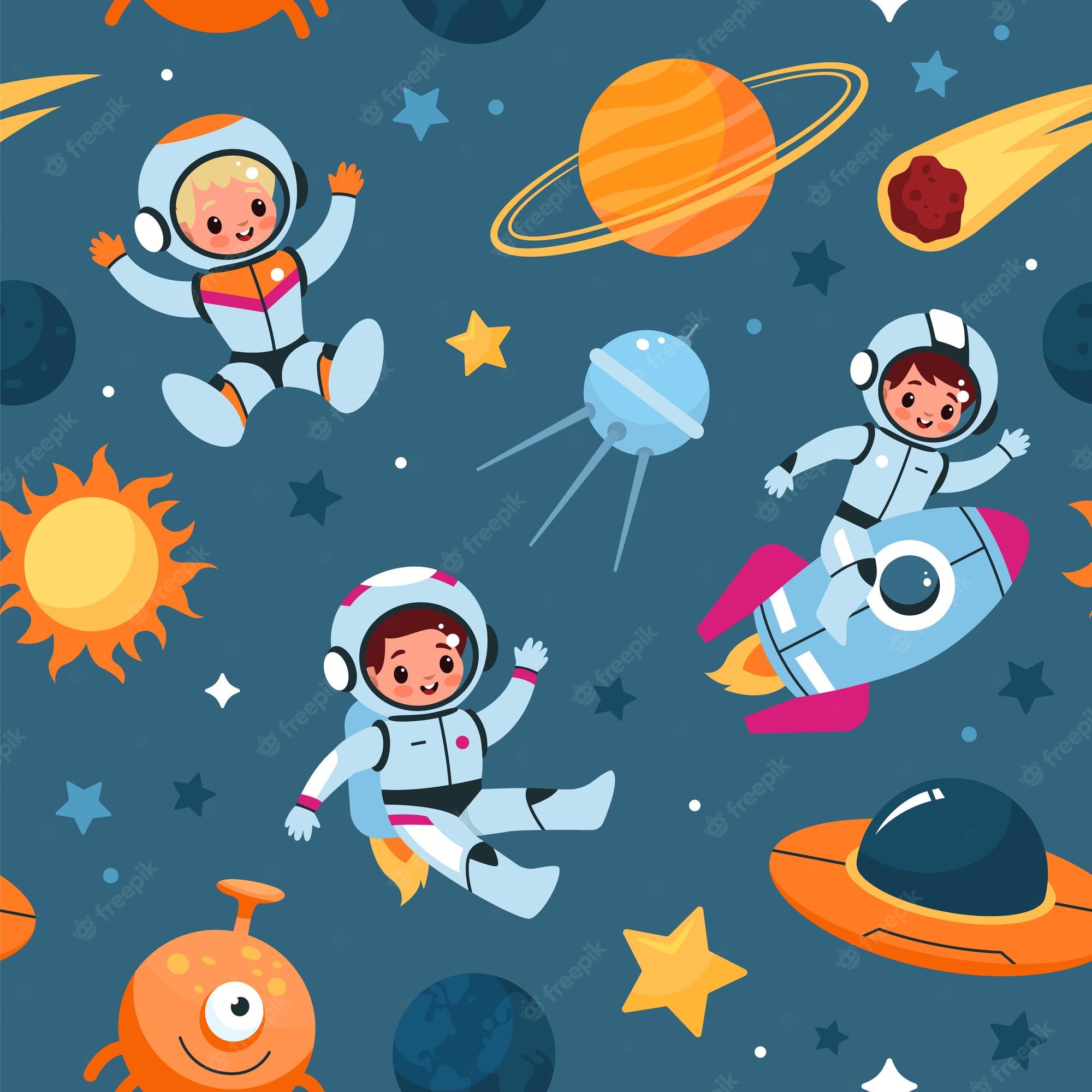 Astronaut Coming From Ufo Space Wallpapers