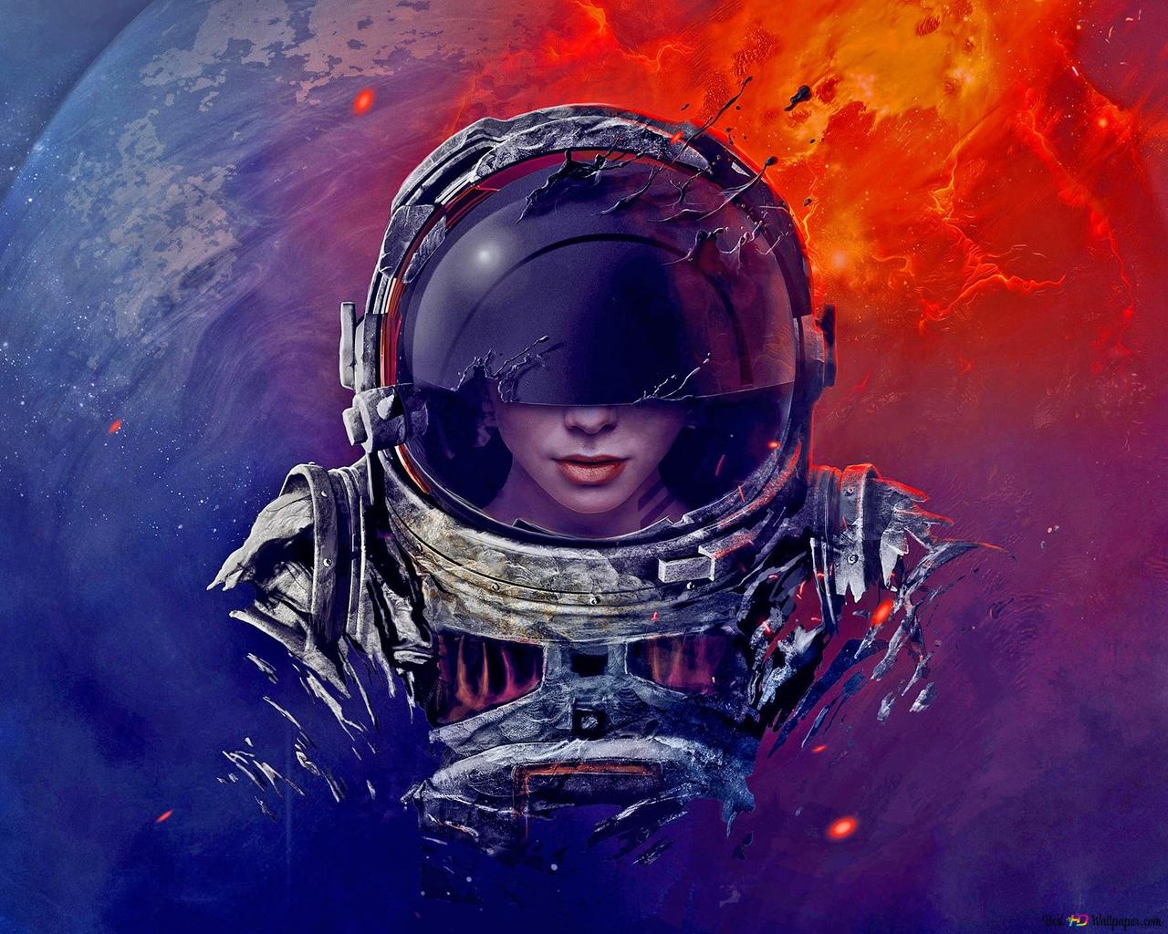 Astronaut Creative Artwork Wallpapers