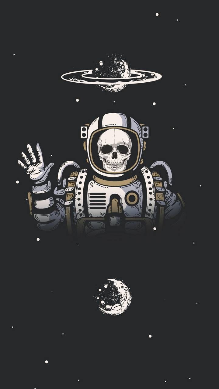Astronaut Skull Space Suit Wallpapers