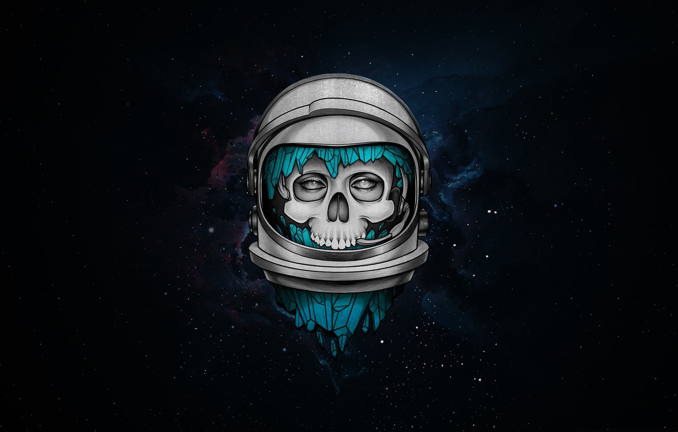 Astronaut Skull Space Suit Wallpapers