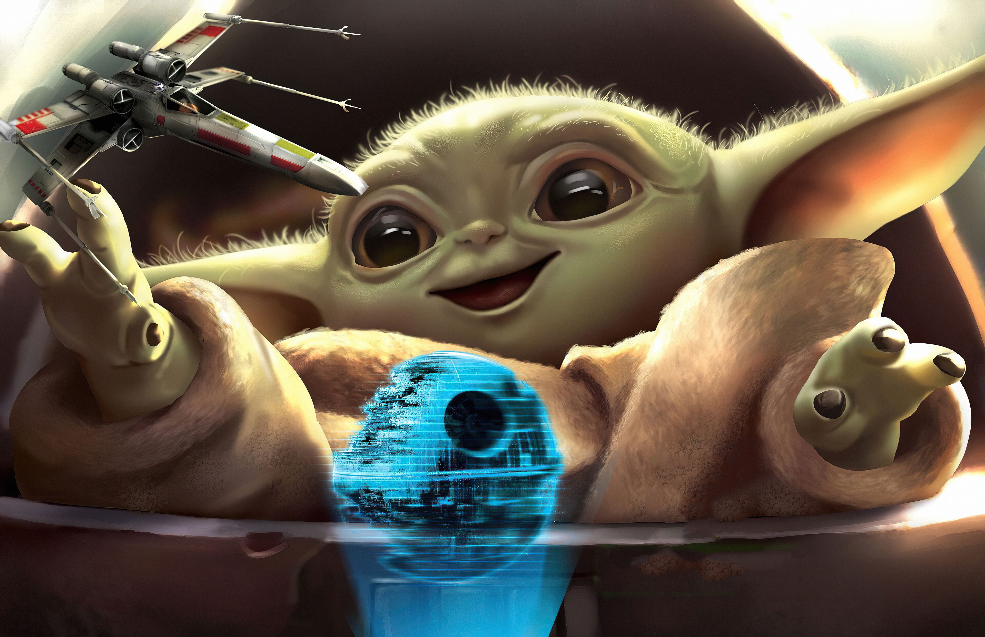 Baby Yoda Fanart 2019 Wallpapers