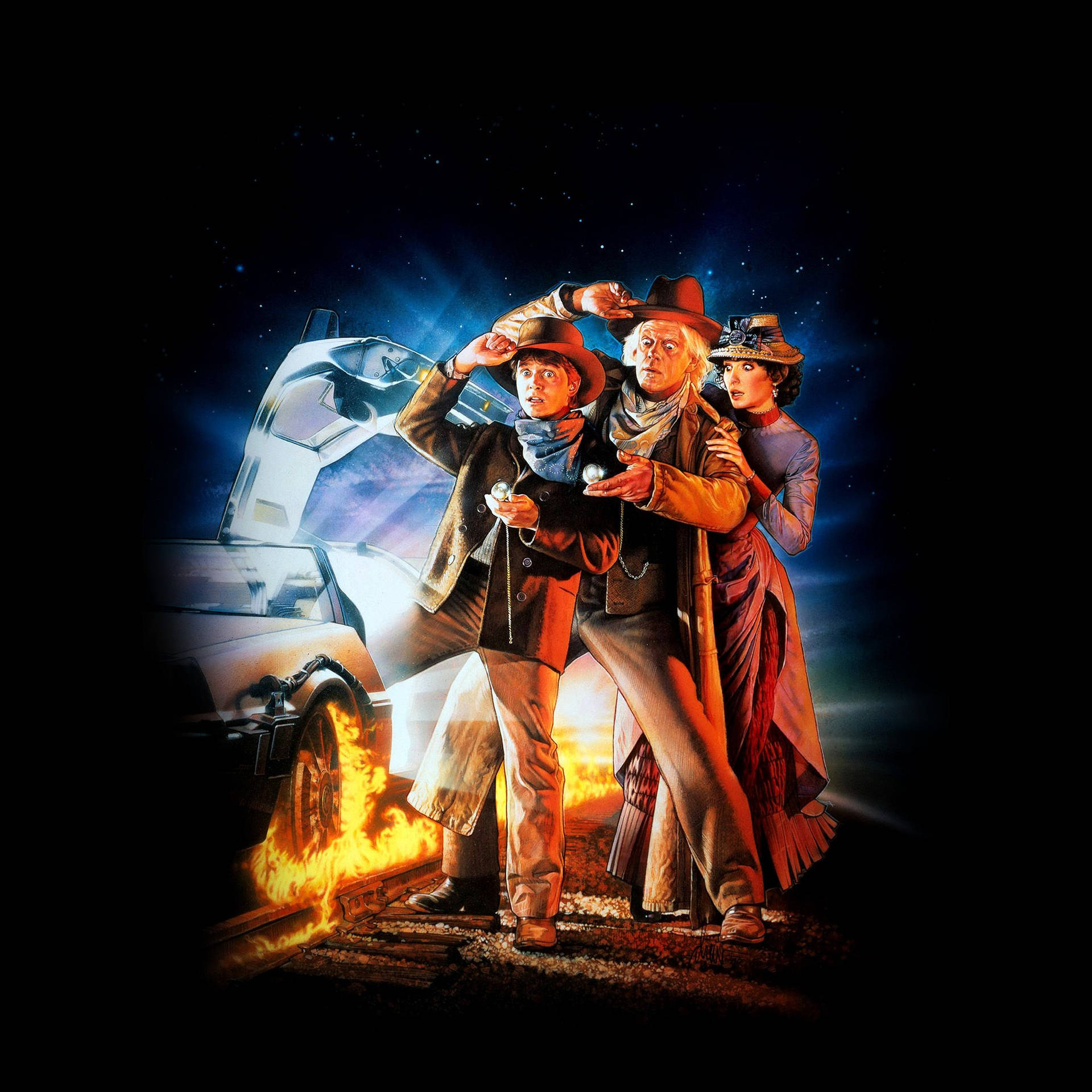 Back To The Future Movie Artwork Wallpapers