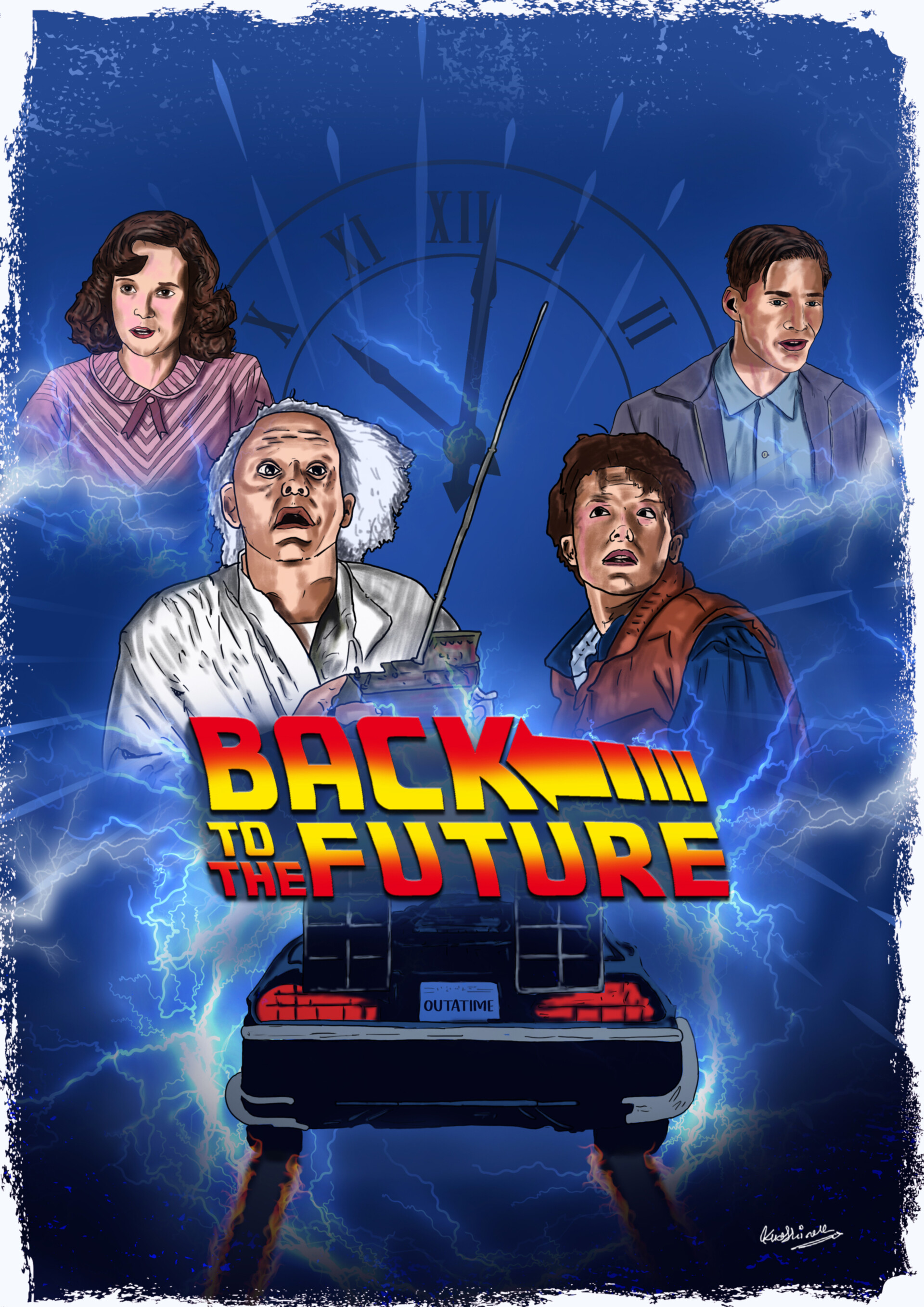 Back To The Future Movie Artwork Wallpapers