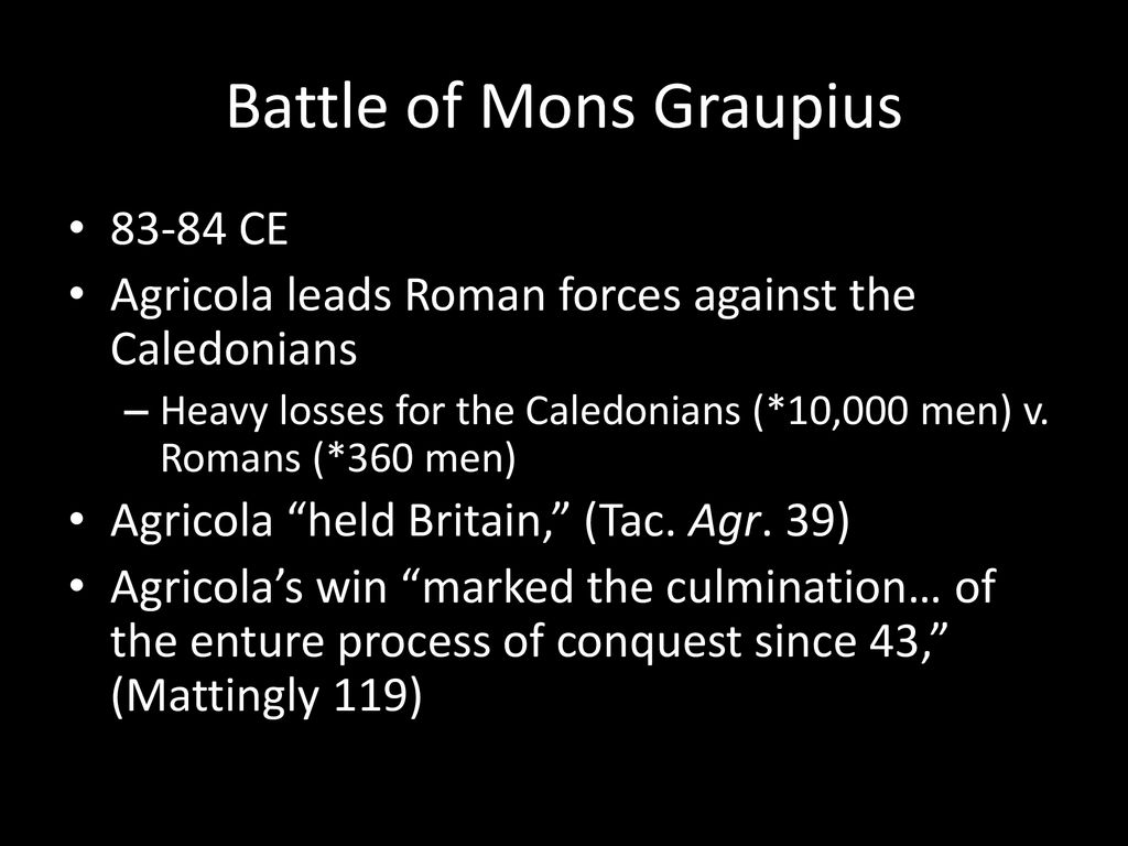 Battle Of Mons Graupius Wallpapers