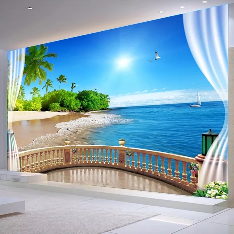 Beach Landscape Art Cool Wallpapers