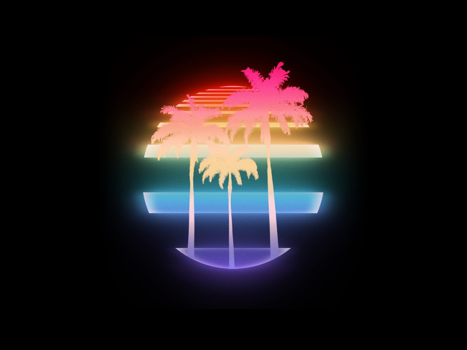 Beach Retro Wave Wallpapers