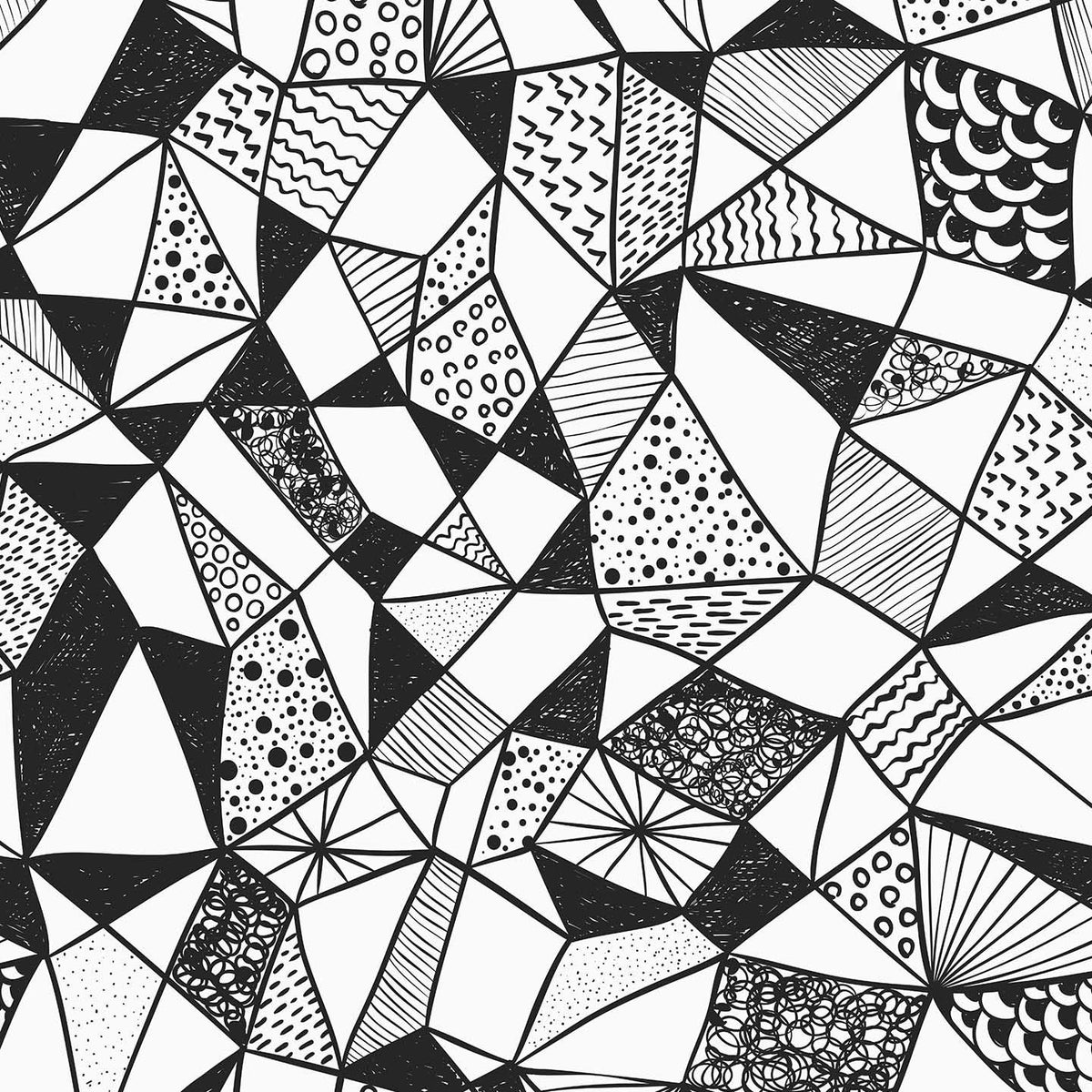 Black Lines And Shapes Art Wallpapers