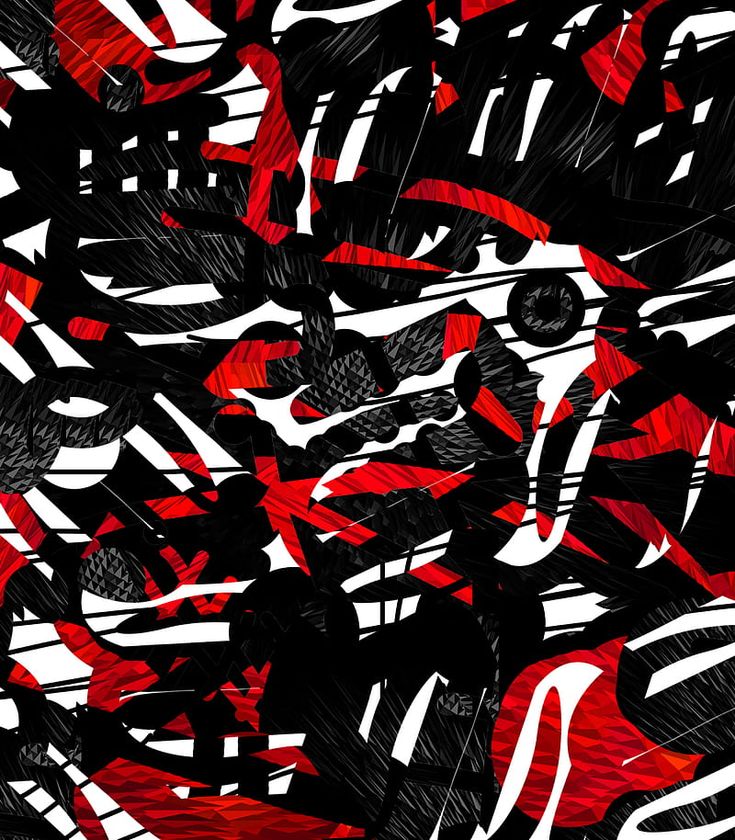 Black Lines And Shapes Art Wallpapers