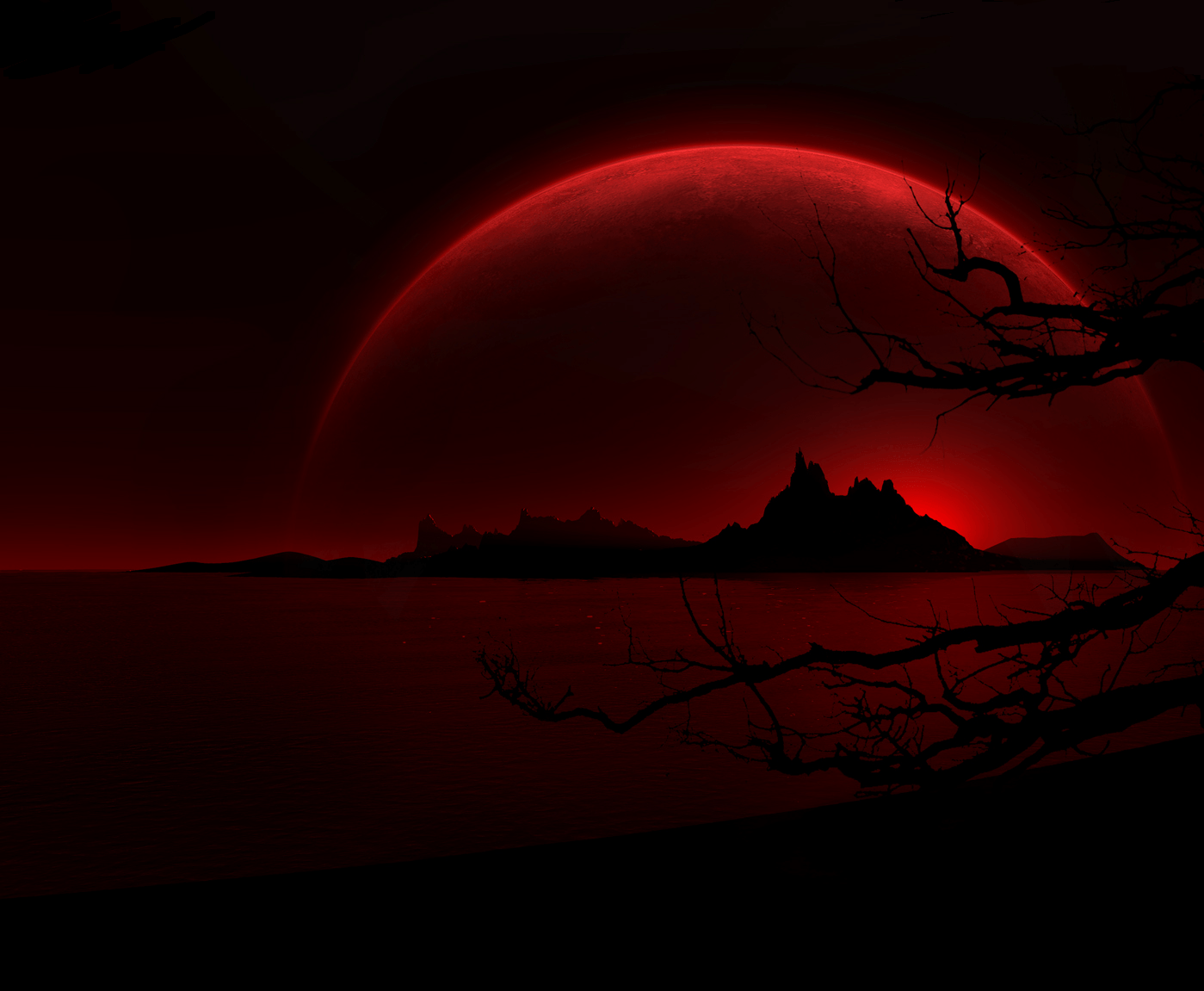 Blood Moon Night Photography Wallpapers