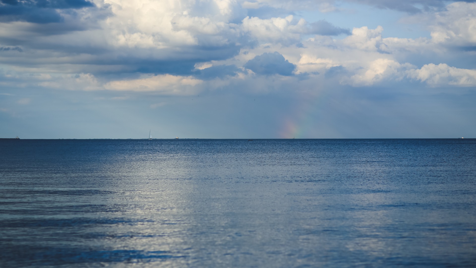 Blue Sea Of Clouds Hd Horizon Wallpapers