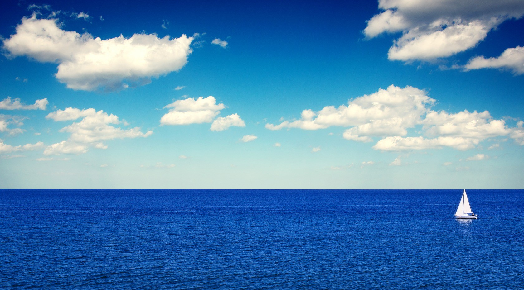 Blue Sea Of Clouds Hd Horizon Wallpapers