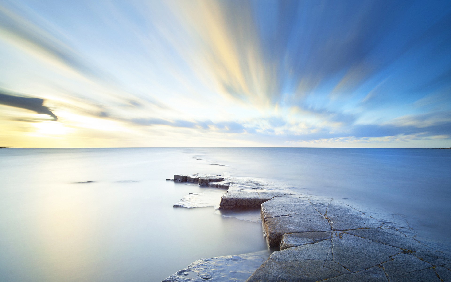 Blue Sea Of Clouds Hd Horizon Wallpapers