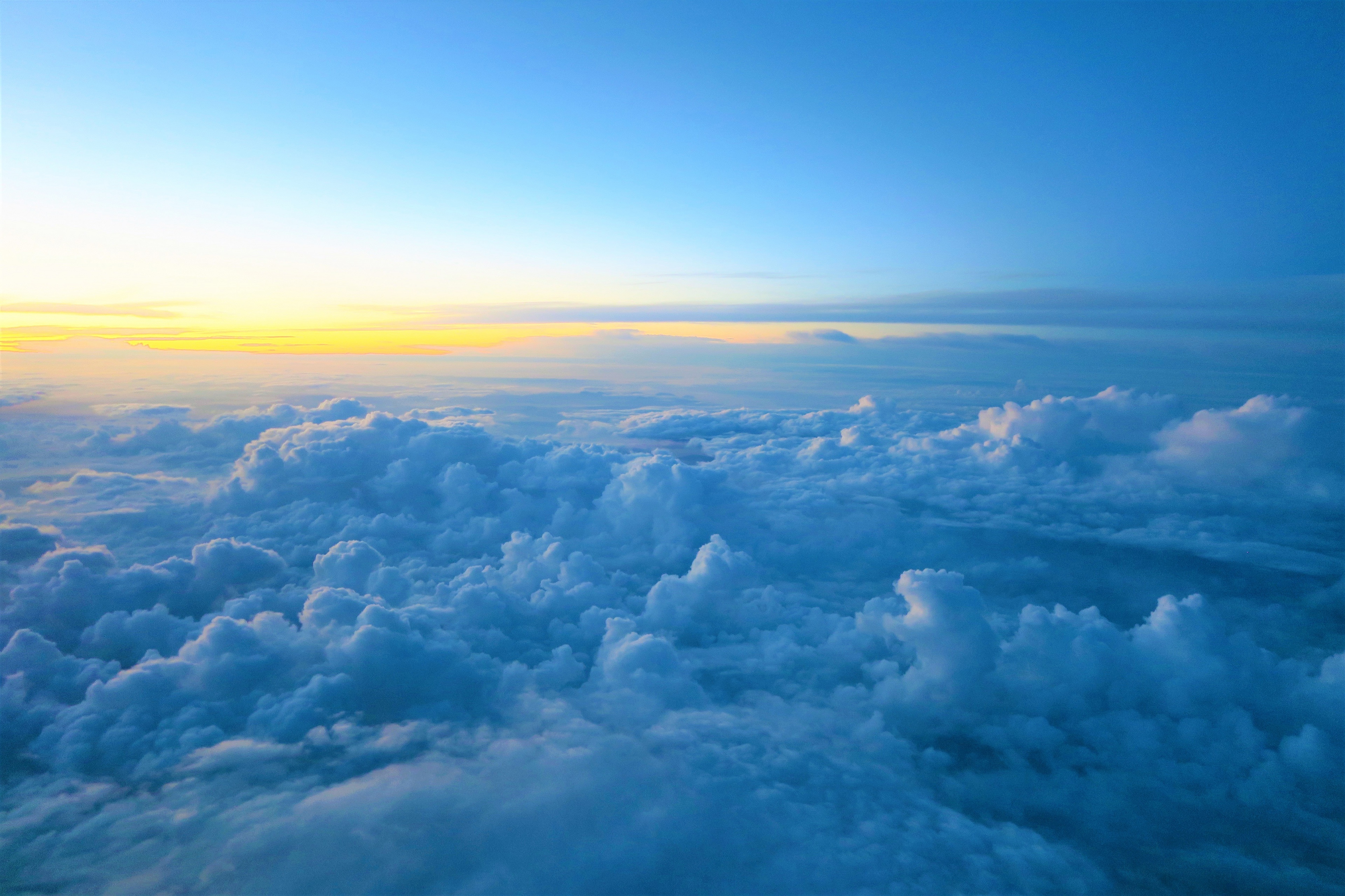 Blue Sea Of Clouds Hd Horizon Wallpapers