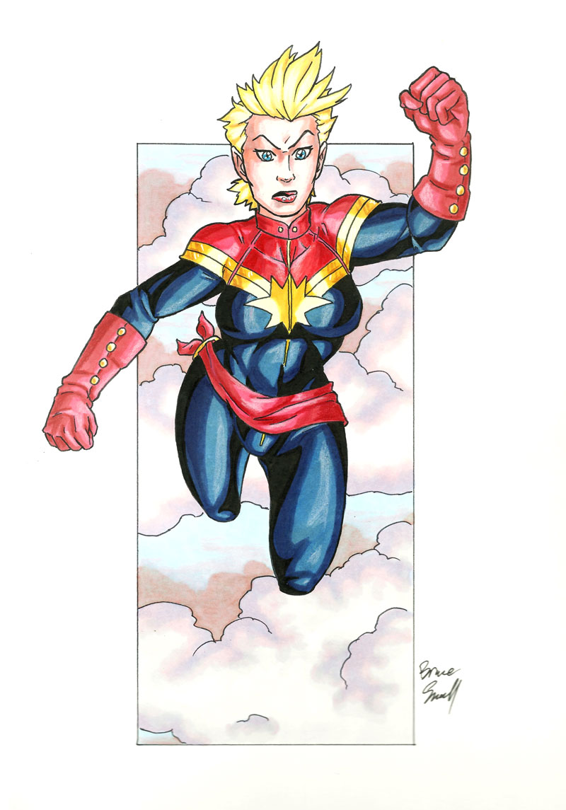 Captain Marvel Deviantart Wallpapers