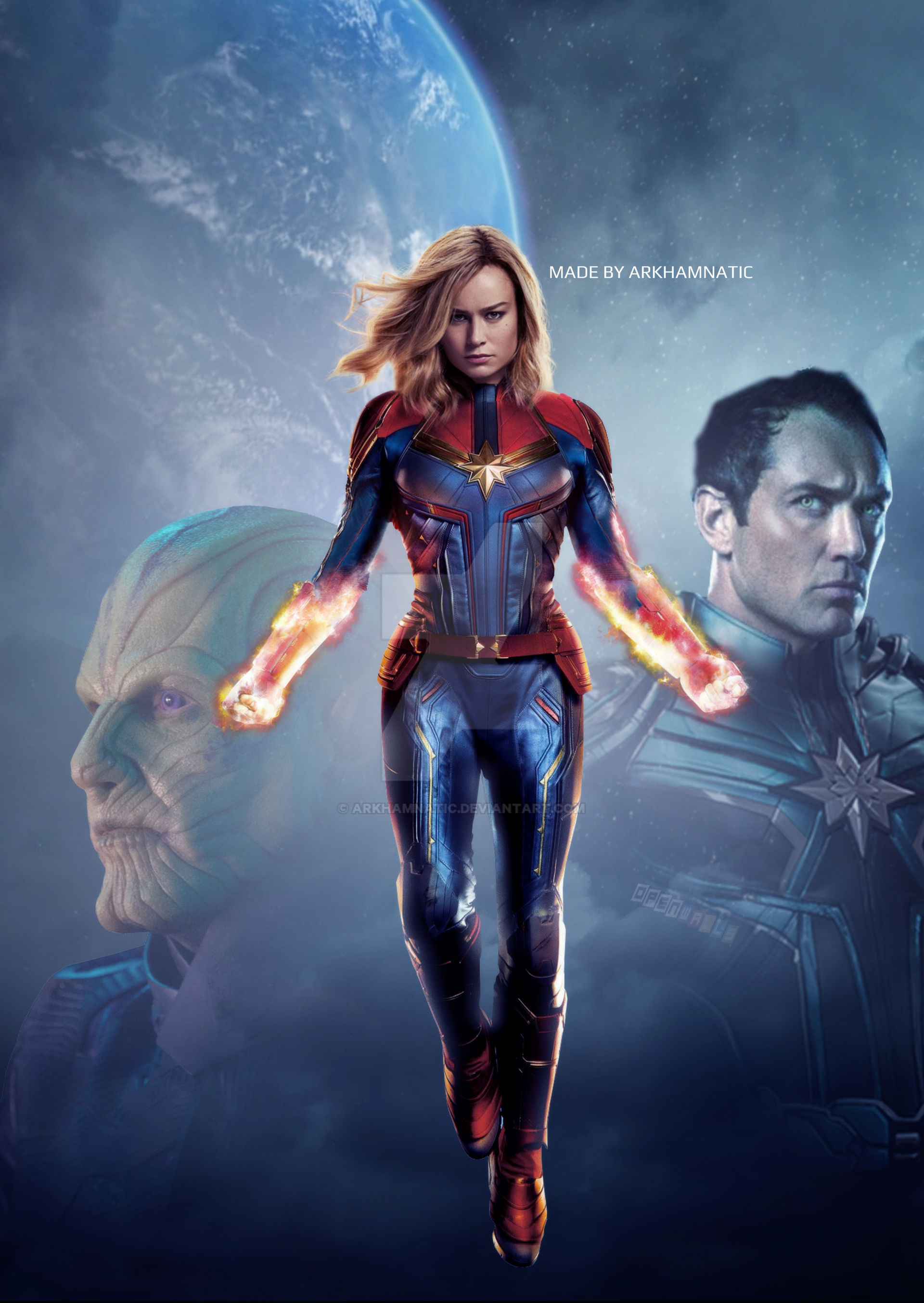 Captain Marvel Deviantart Wallpapers