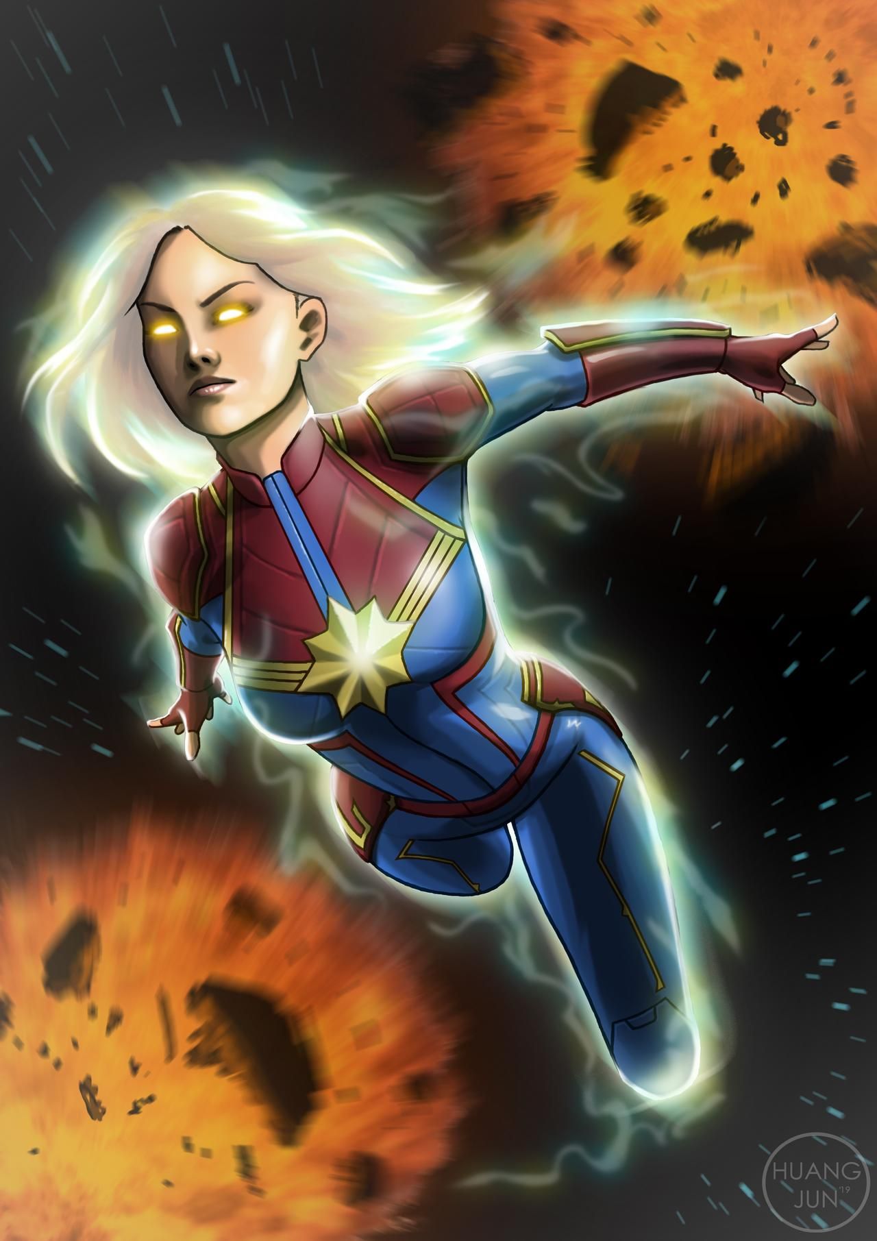 Captain Marvel Deviantart Wallpapers