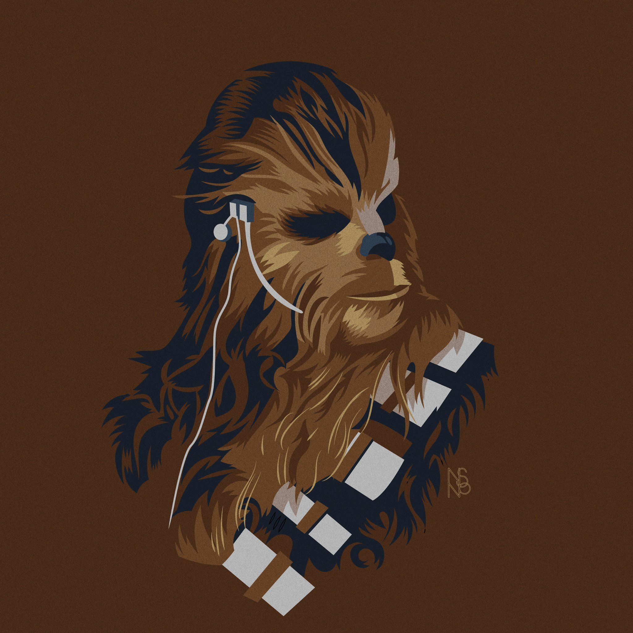 Chewbacca Cool Art Wallpapers