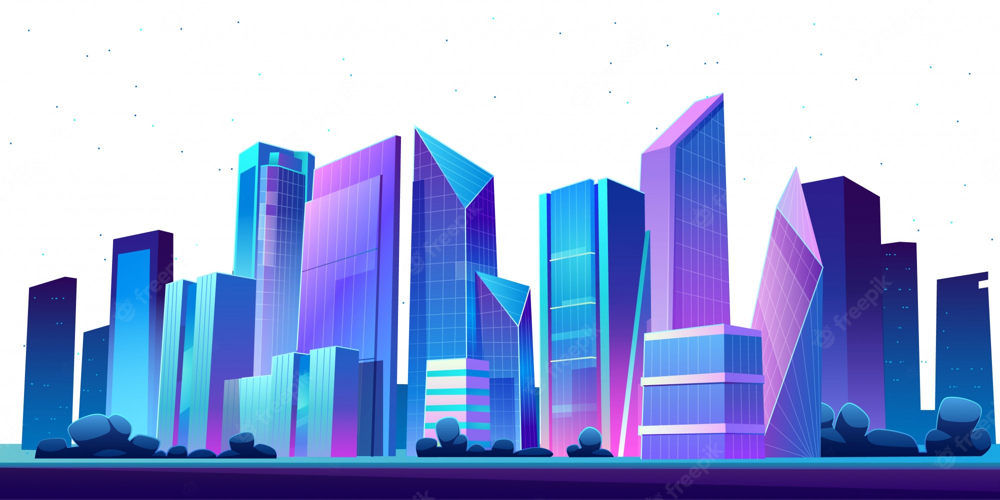 City Vector Illustration Art Wallpapers