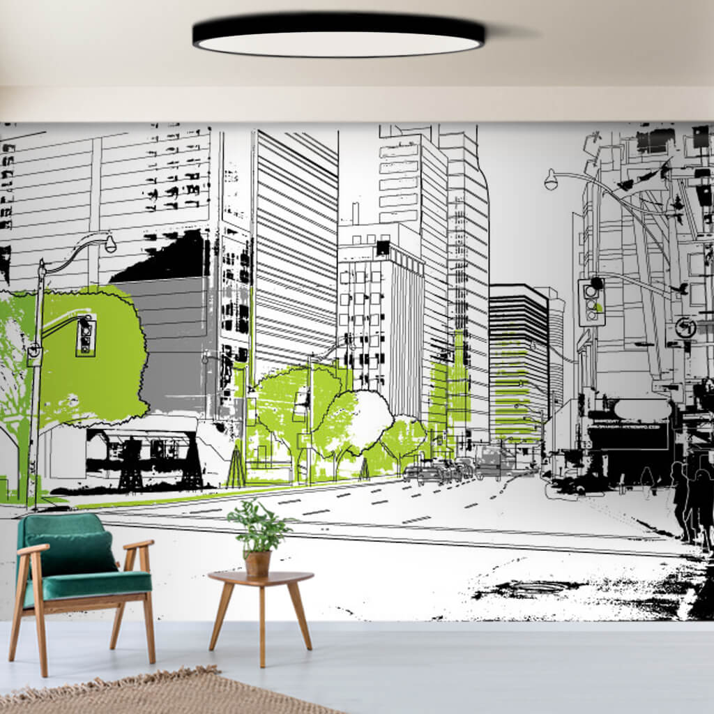 City Vector Illustration Art Wallpapers