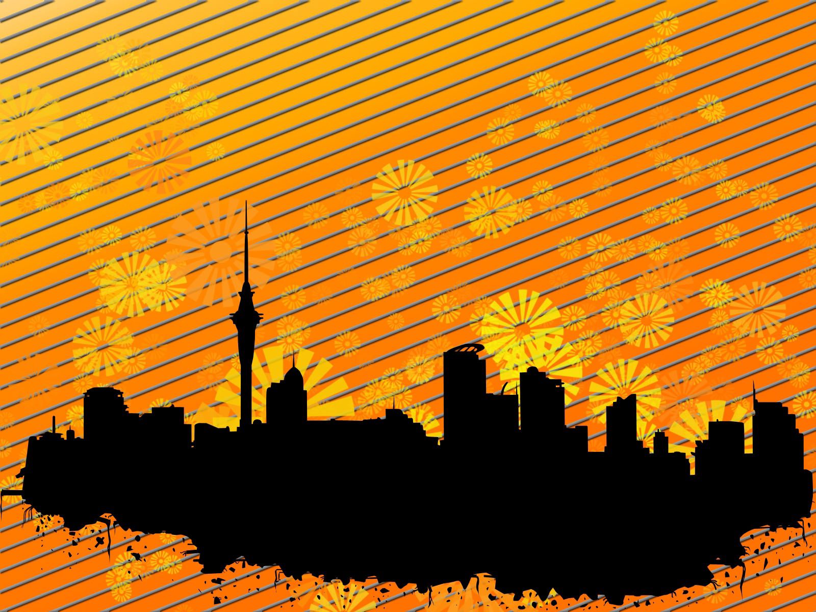 City Vector Illustration Art Wallpapers