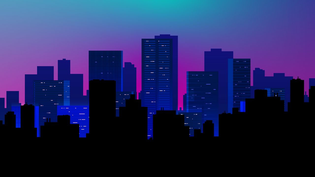 City Vector Illustration Art Wallpapers