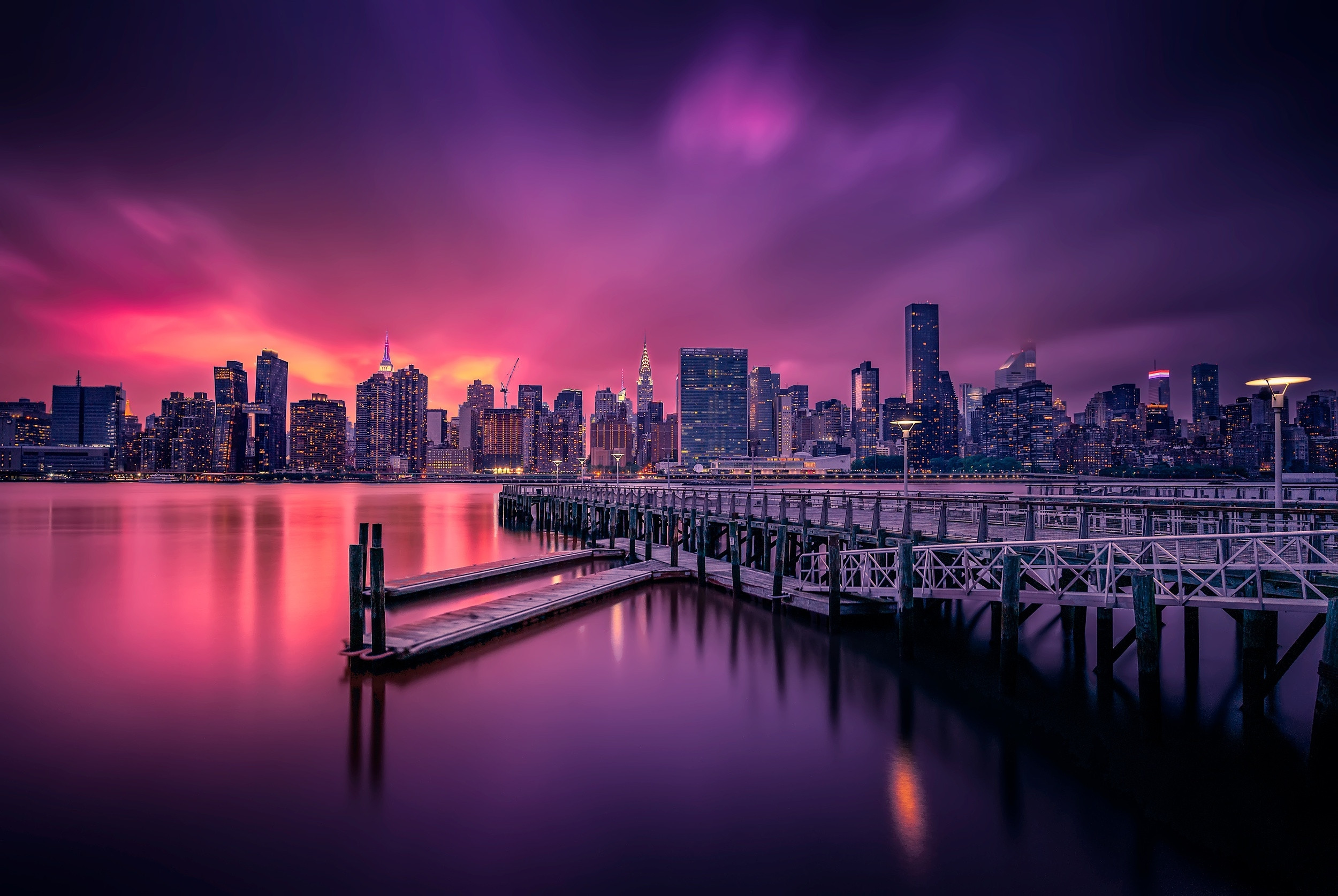 Cityscape 4K Nightscape Wallpapers