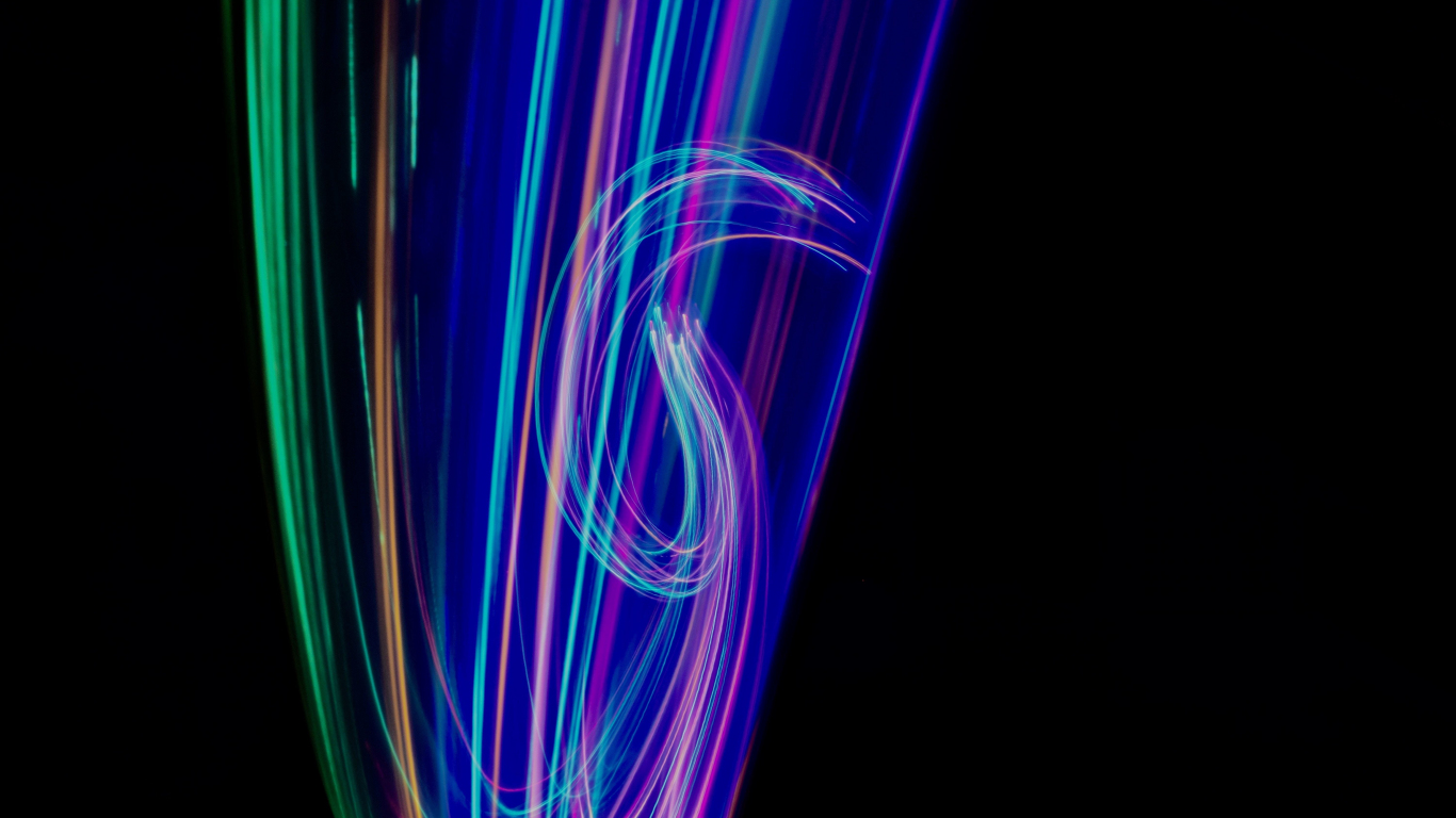 Colorful 8K Neon Lines Wallpapers